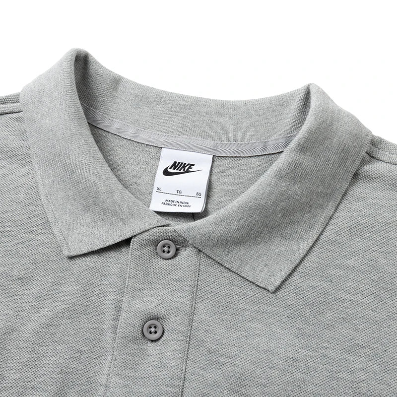 Nike Men's T-Shirt Casual Lapel Breathable Comfortable Cotton Polo Shirt Short Sleeve Fn3895-063