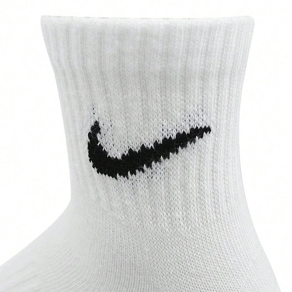 Nike Unisex 3-Pair Pack: Comfortable and Breathable Short, Mid-Calf, Training Socks, and High-Calf Athletic Socks SX7677-100