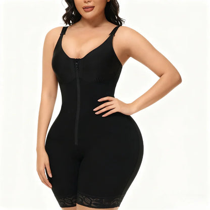 Detachable Straps Full Body Shaper Tummy Slimming Postpartum Stage 3 Girdle Push Up Butt Lifter Shapewear