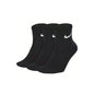 Nike Unisex 3-Pair Pack: Comfortable and Breathable Short, Mid-Calf, Training Socks, and High-Calf Athletic Socks SX7677-100