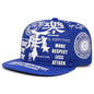 Fashionable Creative Baseball Hat T Graffiti Embroidery Street Hip Hop Hat Daily Casual Wear Sunshade Hat Flat Edge Hat