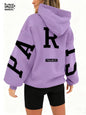 Profashion  Loose Casual Pullover Hoodie Sweatshirt Coat Printed Letter Pattern High Street Hip-Hop Trendy Unisex