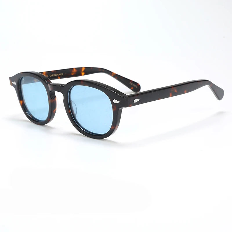 Johnny Depp Polarized Sunglasses Men Sun Glasses Woman Luxury Brand Vintage Acetate Frame Goggles