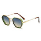 1 Pair Unisex Round Metal Fashionable Sunglasses Vintage Irregular punk Man Sun Glasses Classic UV400 Male Female Eyeglasses