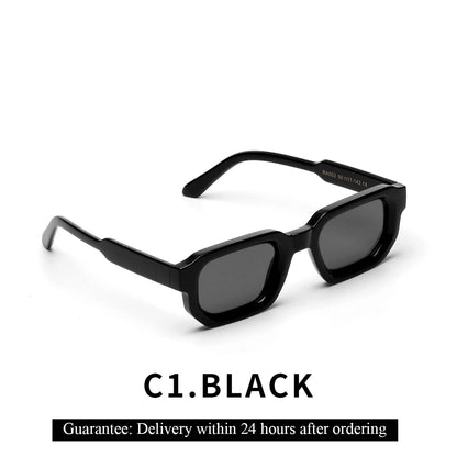 Profashions X Ruiao Luxury Premium Shades Designer Black Brand Sunglasses Men's Square