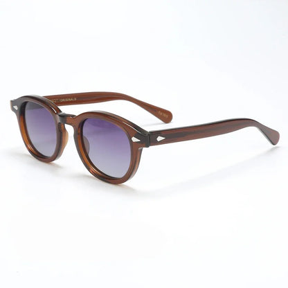 Johnny Depp Polarized Sunglasses Men Sun Glasses Woman Luxury Brand Vintage Acetate Frame Goggles