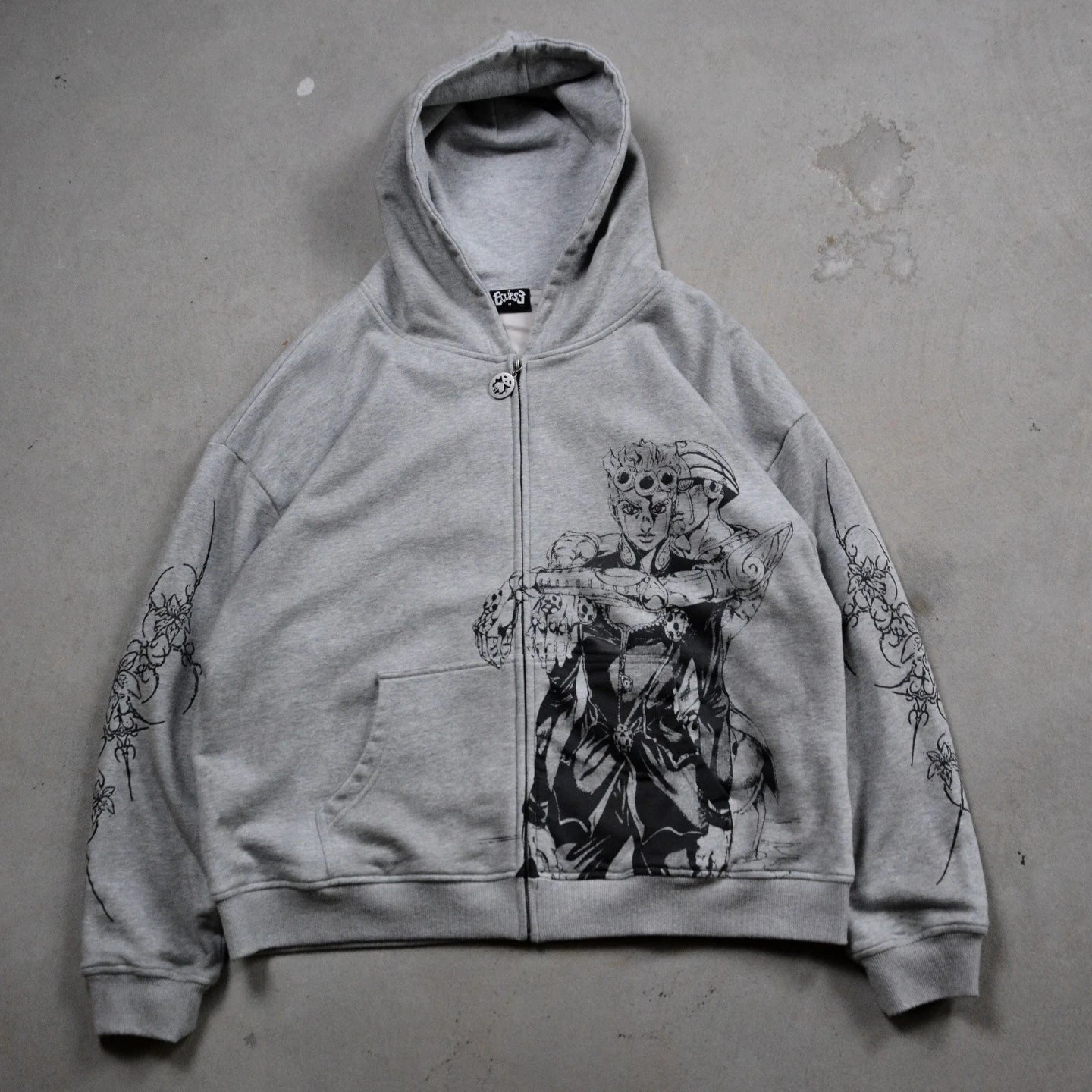 Jojo Bizarre Adventure Silver Chariot Zip Up Hoodies Women Y2k Oversized Hoodie Hip Hop Couples Harajuku Street Men Sweatshirt