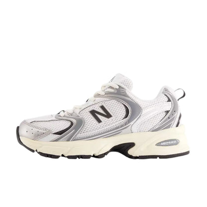 New Balance NB530 Comfortable, Lightweight, Durable Fabric Low-Top Training Running Shoes for Men and Women, Silver, U530ESA