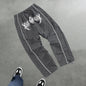 Men's Trendy Skull And Thorn Print Casual Athletic Pants Fitness Training Pants Suitable For Daily Commute And Fashionable Wear