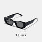 Ruiao new black classic retro designer branded concave irregular thick frame men women fashion sunglasses