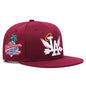 Baseball Hat LA Wings Embroidered Hip Hop Hat Outdoor Daily Leisure Sunshade Hat Male Female Flat Edge Mesh Hat