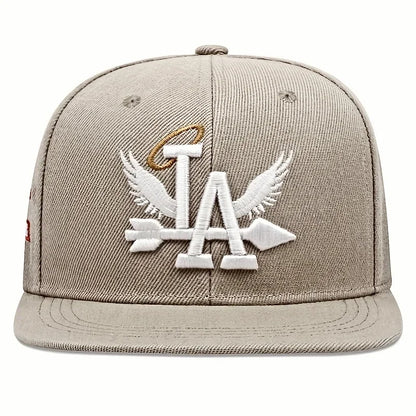 1/2/3/4PCS Fashion Unisex LA Embroidery Baseball Caps Los Angeles Snapback Hat Angel Wings Hip Hop Caps Outdoor Adjustable Hats