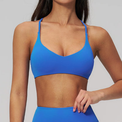 Sports Bras Woman Quick-Dry Women Underwear Sporty Woman Top Summer Slim Fit Casual Backless Running Sports Wear Female Clothing