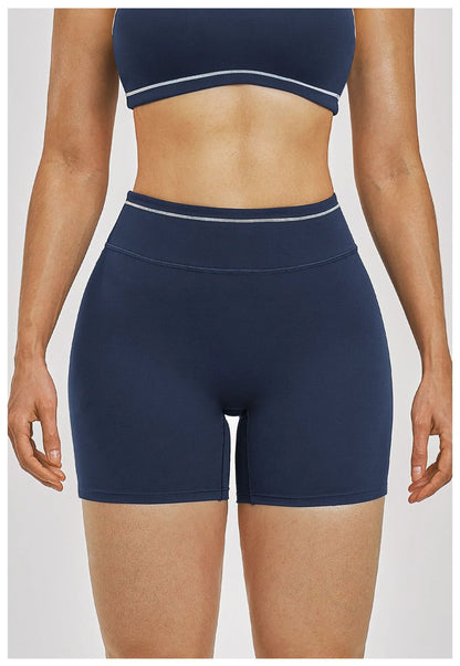 Women Running Sports Shorts Buttock Lift Gym Leggings Women Summer Shorts Cycling Slim Fit Workout Shorts High Waist Yoga Shorts