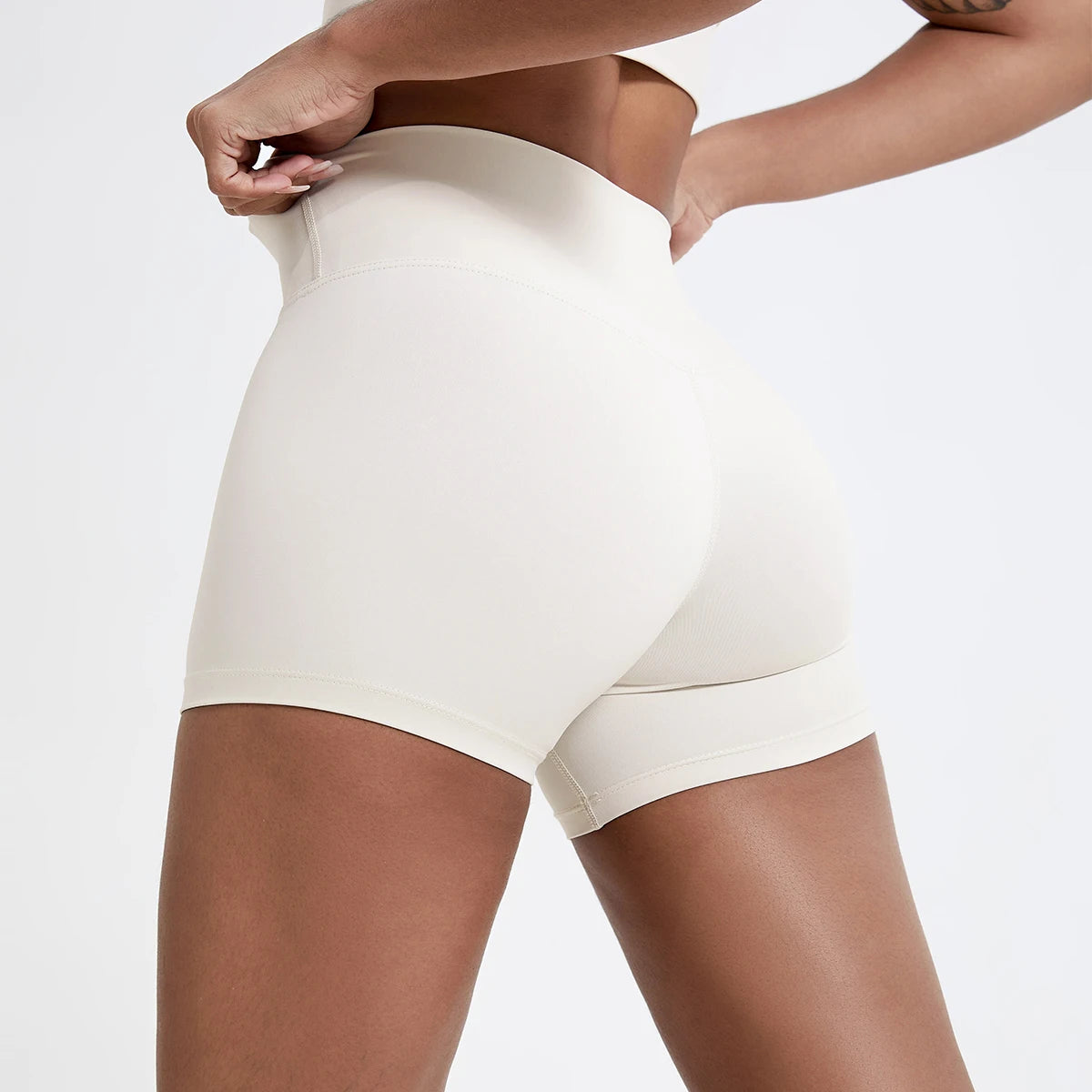 Hearuisavy Women's Sports Shorts Summer Running Fitness Shorts Gym High Waisted Yoga Pands Breathable Quick Dry Workout Leggings