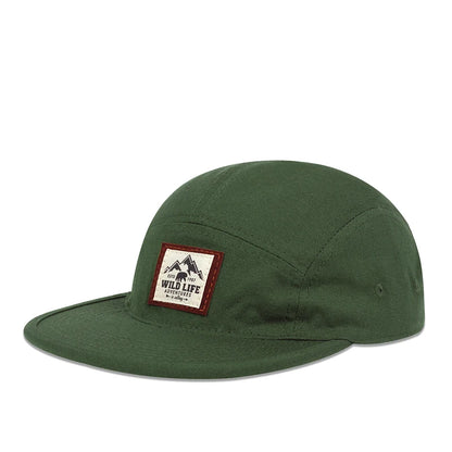 WILD LIFE Cotton 5 Panel Baseball Cap Snapback Caps Bone Gorras Hombre Originales Hip Hop Hats For Men Women Adjustable