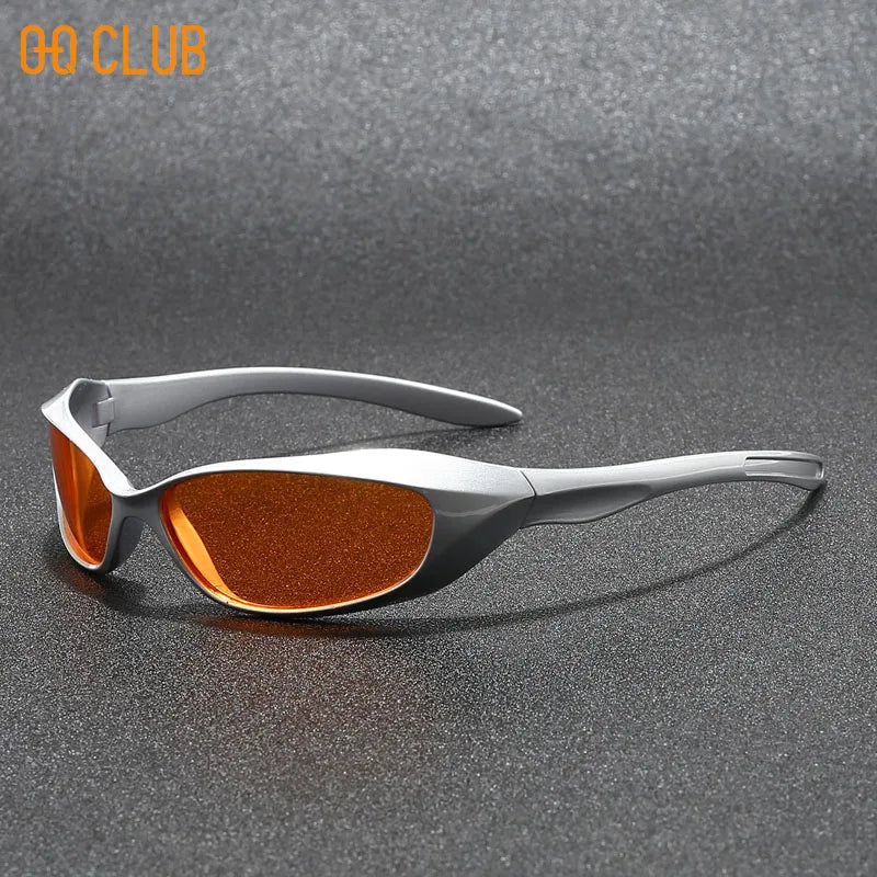 O-Q CLUB New Y2k Sunglasses For Men And Women Sports Cycling Glasses Women Trendy Street Sunglasses Men Fashion Shades Lunette