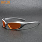 O-Q CLUB New Y2k Sunglasses For Men And Women Sports Cycling Glasses Women Trendy Street Sunglasses Men Fashion Shades Lunette