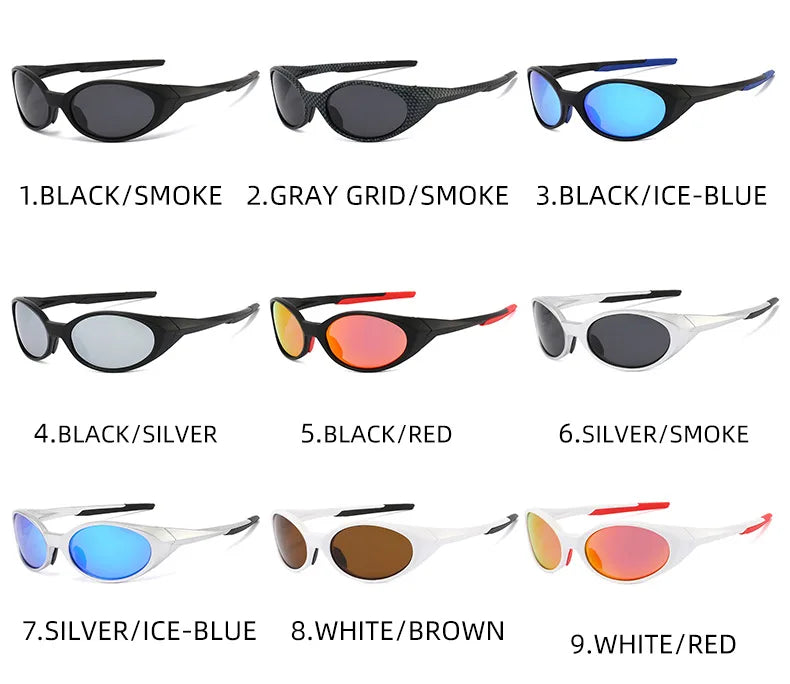 New Trendy Snow Sports Sunglasses, Outdoor Cycling Goggles, Windproof European and American Polarized Sunglasses