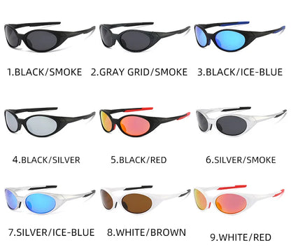 New Trendy Snow Sports Sunglasses, Outdoor Cycling Goggles, Windproof European and American Polarized Sunglasses