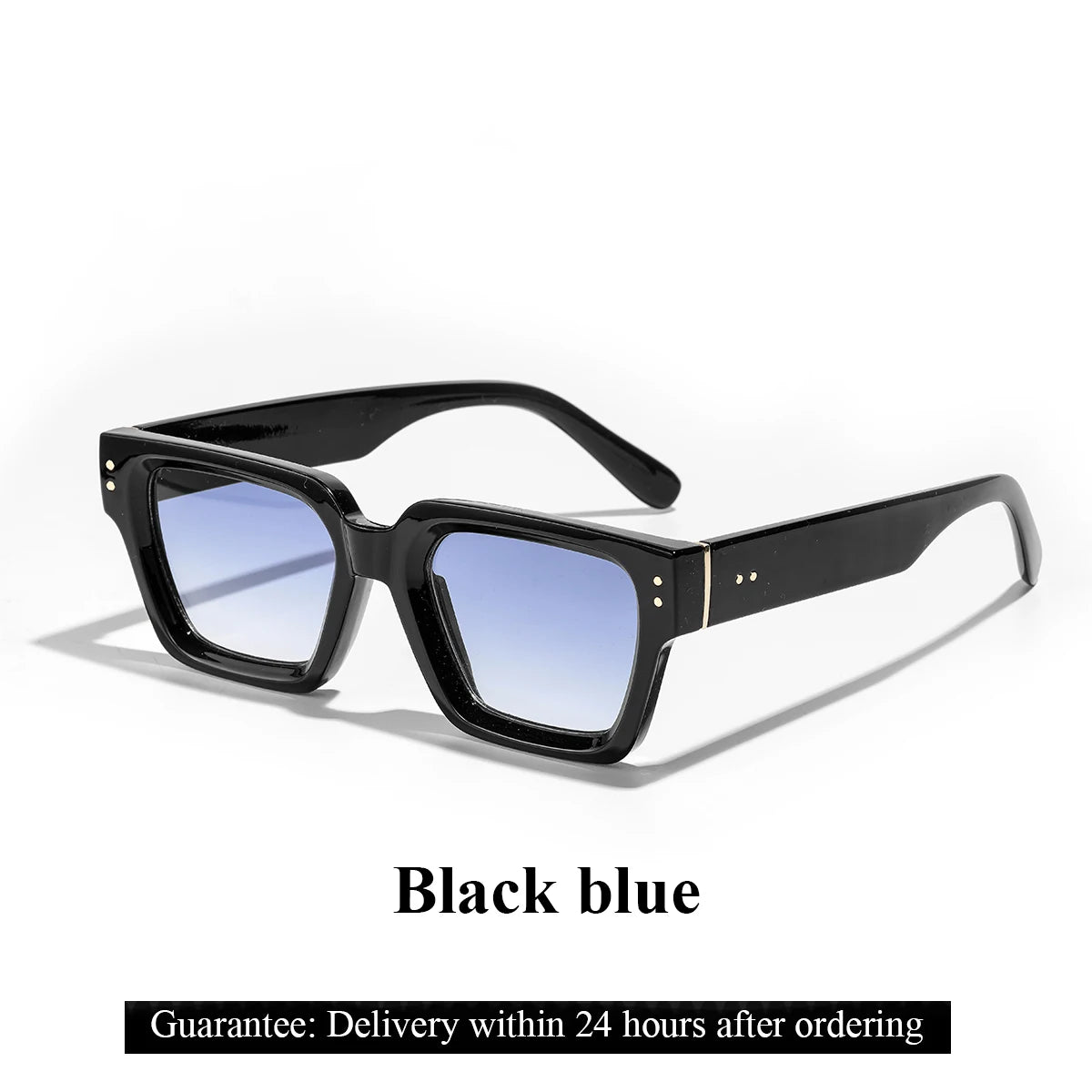 Profashions X Ruiao Luxury Premium Shades Designer Black Brand Sunglasses Men's Square