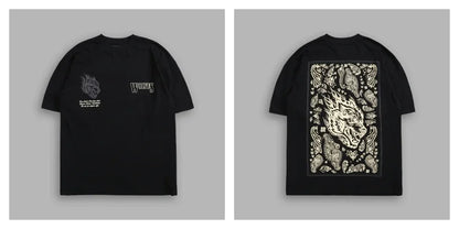 New Darc Wolves Short-sleeved T-shirts Running Fitness Tops Gym Tee