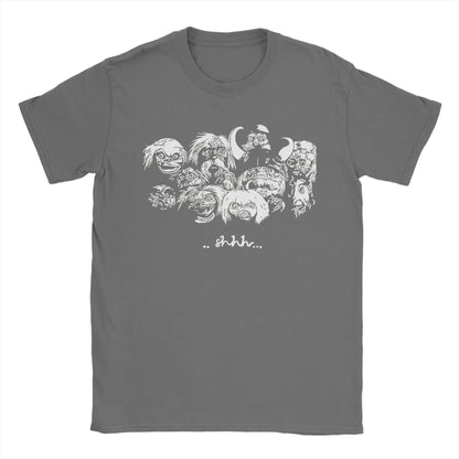 Profashion x Labyrinth Goblins T-Shirt for Men  Vintage 100% Cotton Tee Shirt Round Neck Short Sleeve T Shirt Gift Idea Tops