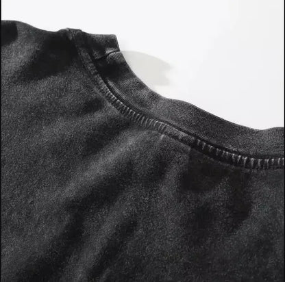 New Arrival Mens Clothes Tee Shirt Homme Graphic T-Shirts Short Sleeved Round Neck Y2k Tshirt Washed for Men Ropa Hombre