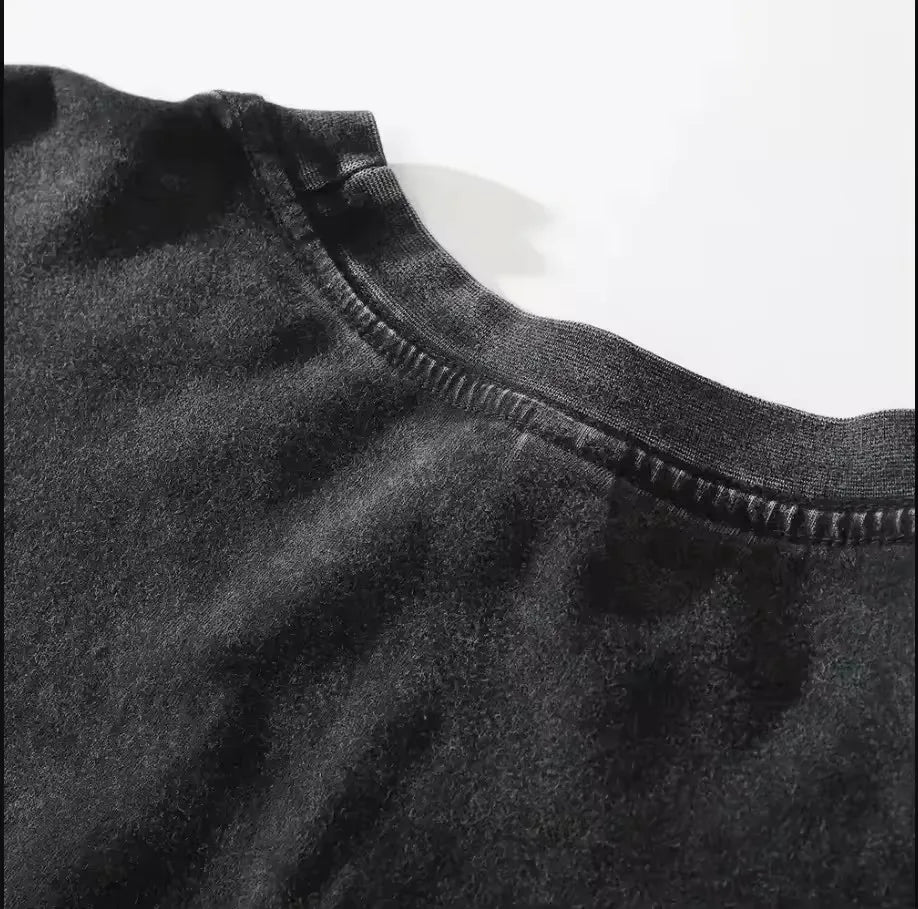 New Arrival Mens Clothes Tee Shirt Homme Graphic T-Shirts Short Sleeved Round Neck Y2k Tshirt Washed for Men Ropa Hombre