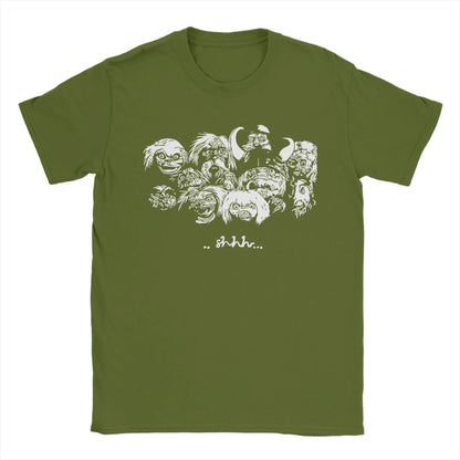 Profashion x Labyrinth Goblins T-Shirt for Men  Vintage 100% Cotton Tee Shirt Round Neck Short Sleeve T Shirt Gift Idea Tops