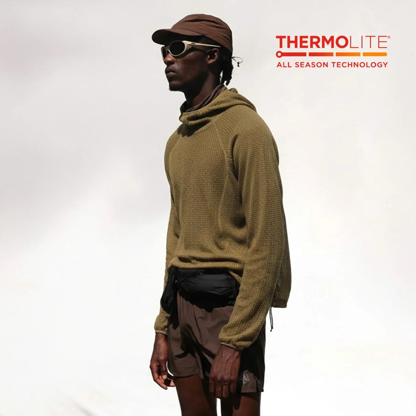 Thermolite® All Season Thermal Hoodie Unisex Lightweight Quick Dry Pullover Sweatshirt Breathable Winter Mid Layer Activewear
