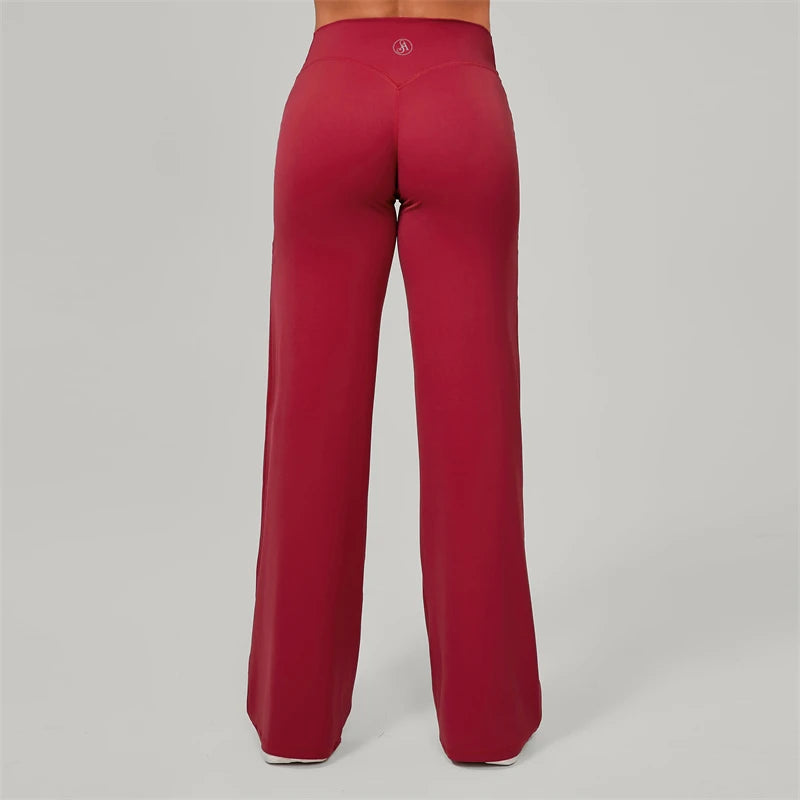 Women's Yoga Pants Versatile Loose Wide-Leggings Fitness Hip-Lifting Pants