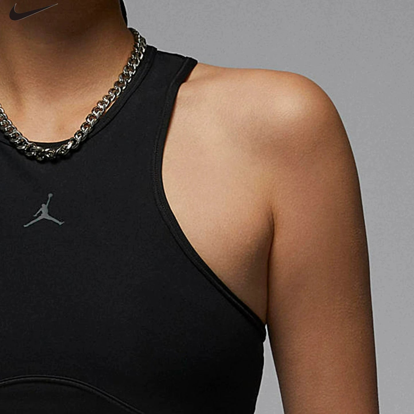 Tank Top Training Vest  Sport VestNike genuine JORDAN SPORT women's sports fashion tight vest FN5157-010