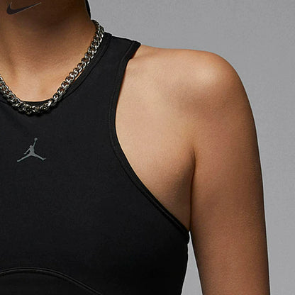 Tank Top Training Vest  Sport VestNike genuine JORDAN SPORT women's sports fashion tight vest FN5157-010