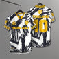 Elephant Thailand 3D Printed Rugby Collar Short Sleeve Summer Street T Shirt Man High Quality Oversized Breathable