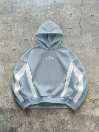 The new men's hooded sweatshirt for Spring and Autumn is casual fashionable and comfortable with 3D pattern printing