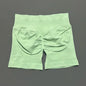 HISTELLO Women Sports Impact Shorts Seamless Low Waist Scrunch Bum Butt Lifting Stretch Gym Yoga Workout Fitness Short Leggings