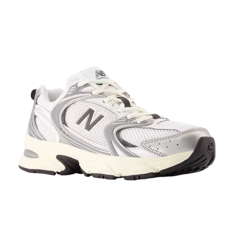 New Balance NB530 Comfortable, Lightweight, Durable Fabric Low-Top Training Running Shoes for Men and Women, Silver, U530ESA