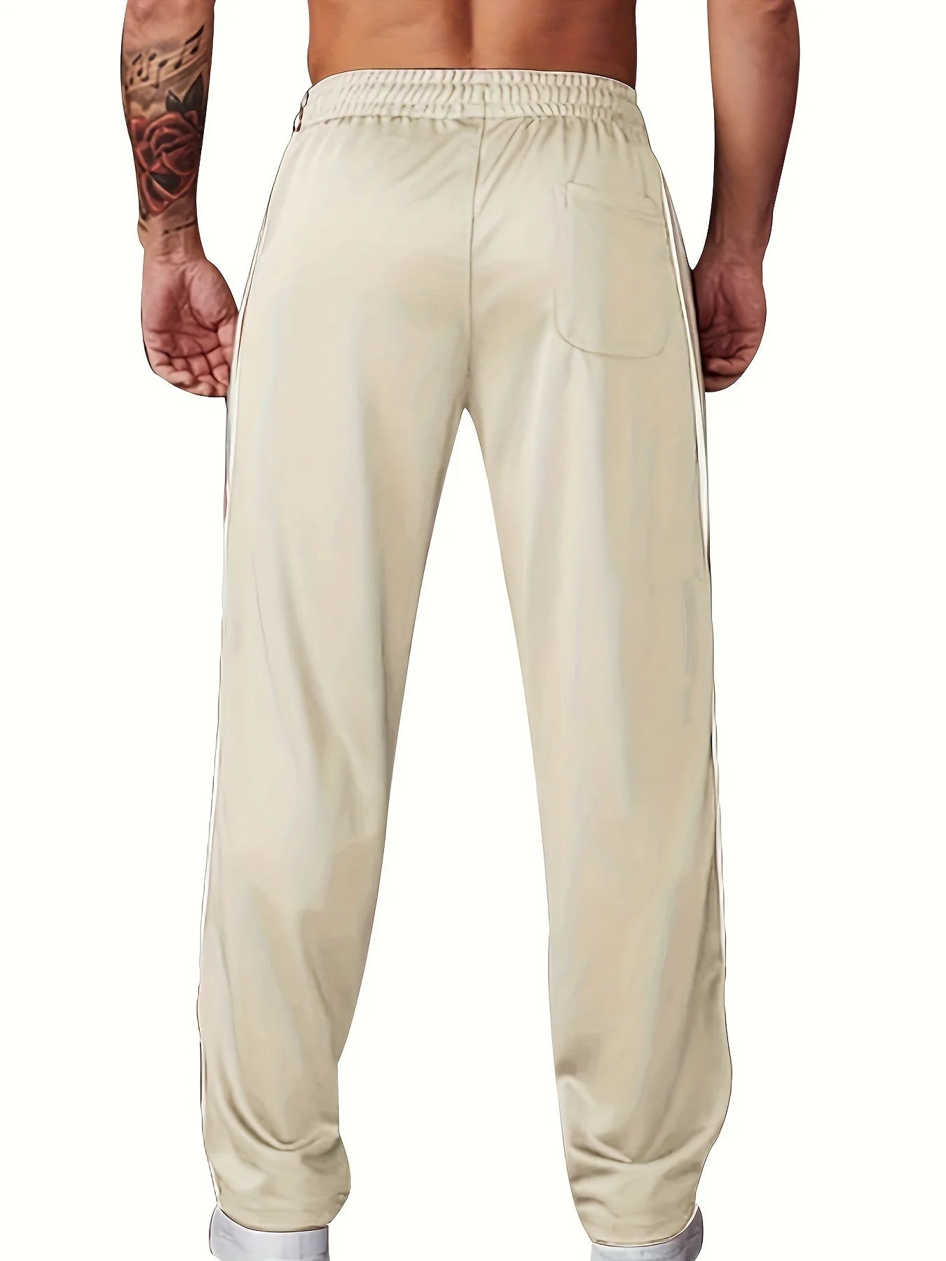 New Summer Men's Casual Sports Pants Gym Workout Joggers Running Trousers for Men Waist Lightweight Quick Dry