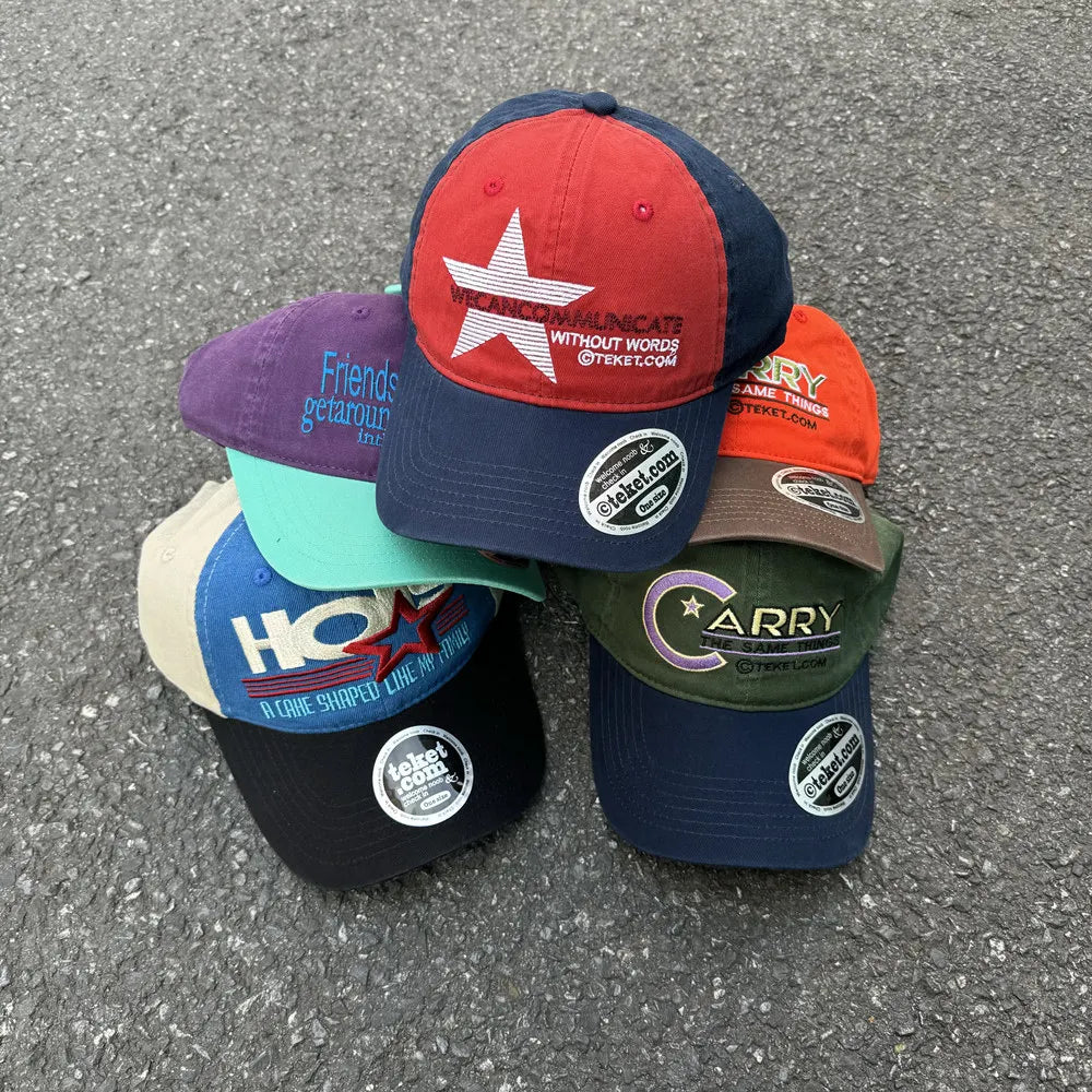 Embroidery Color Kanye West Sunshade Sunscreen Hip Hop Cycling Outdoor Hat Trend Baseball Cap