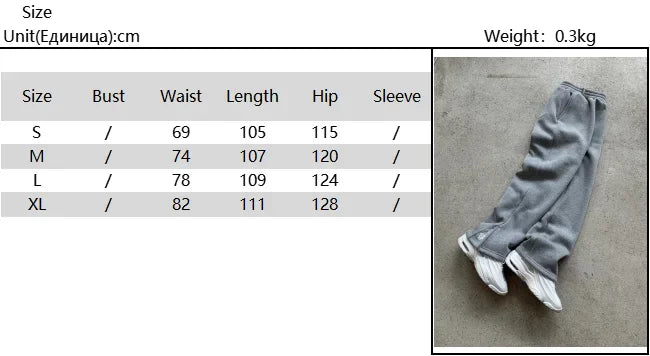 New Y2K Pants Personalized Pant Leg Zipper Embroidery Hip Hop Casual Joggers Men Pants Retro Straight Pants Tracksuit Streetwear