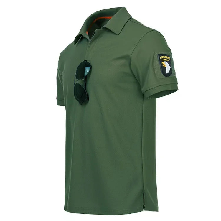 Men Summer Quick Dry T-shirt Breathable Pullover Climbing Tees Casual Cargo Shirts