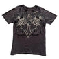 Summer Men's Breathable Round Neck T-shirt Y2K Retro Clothing Punk Hip Hop Pattern Printed Outdoor Fashion Top