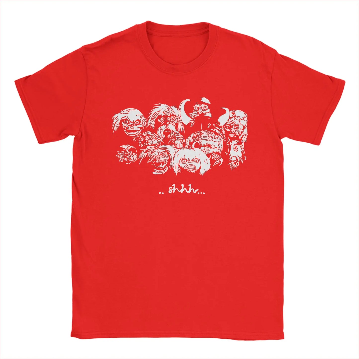 Profashion x Labyrinth Goblins T-Shirt for Men  Vintage 100% Cotton Tee Shirt Round Neck Short Sleeve T Shirt Gift Idea Tops