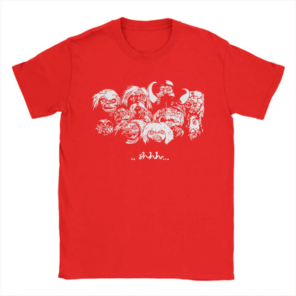 Profashion x Labyrinth Goblins T-Shirt for Men  Vintage 100% Cotton Tee Shirt Round Neck Short Sleeve T Shirt Gift Idea Tops