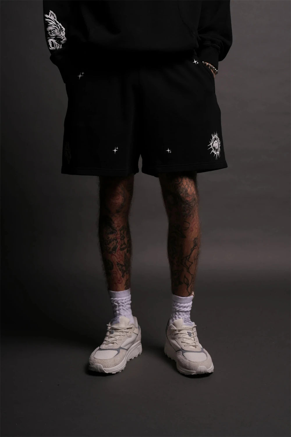 Profashion Casual Fashion Jogger Shorts Men Cotton Breathable Loose Beach Short Pants Comfortable Gym Basketball Sport Street Shorts