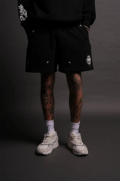 Profashion Casual Fashion Jogger Shorts Men Cotton Breathable Loose Beach Short Pants Comfortable Gym Basketball Sport Street Shorts