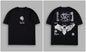 WOLVES CLUB STABILITY "PREMIUM" OVERSIZED TEE IN BLACK Summer Men's and Women's T-shirt Fashion Loose Printed Tops