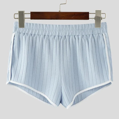 Ribbed Athletic Shorts High Waist Contrast Trim Bodybuilding Gym Shorts Summer Quick Dry Workout Short Pants Fitness Short