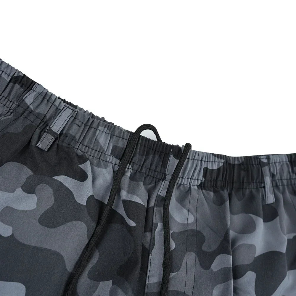 American Flag Printed Cargo Shorts Independence Day Eagle Shorts Summer Cargo Work Camping Multi-pocket Short Pants Streetwear
